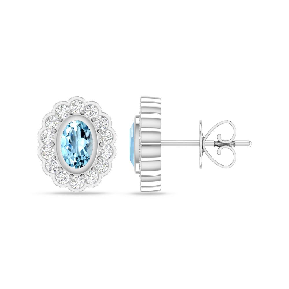White Gold - Aquamarine